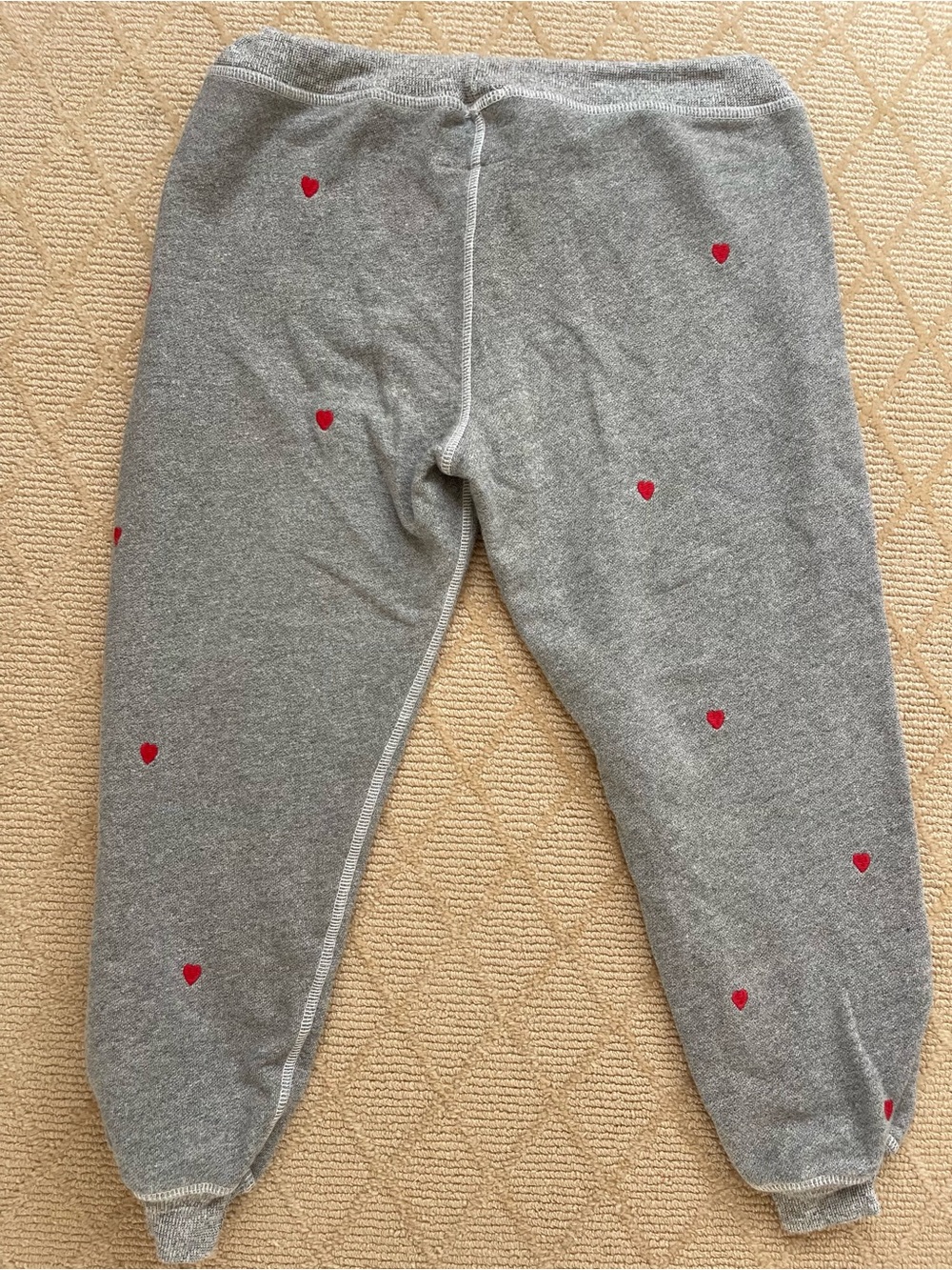 THE GREAT. College Sweatshirt with Heart Embroidery - Picture 6 of 7